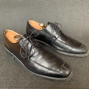 [Sz 11] Florsheim Midtown Cap Oxford Dress Casual Shoes Mens 11D Black Leather